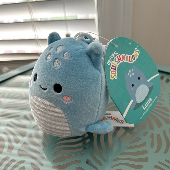 Lune 3” Loch Ness Monster Squishmallow Clip - BNWT - Picture 3 of 5